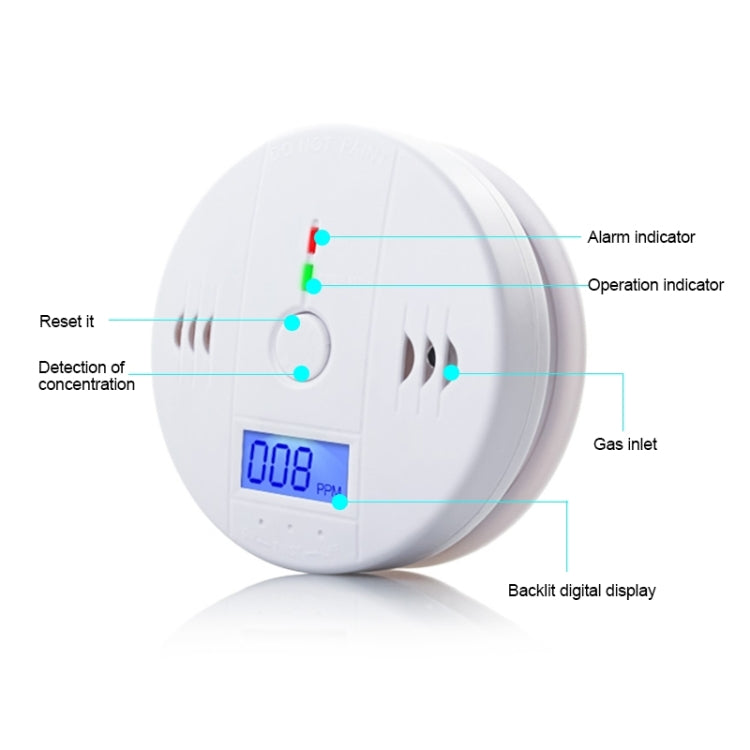 Gas Carbon Monoxide Detector Sensor Unit LCD CO Safety Alarm Tester, CO999 Gas Carbon Monoxide Detector Sensor Unit LCD CO Safety Alarm Tester, CO999
